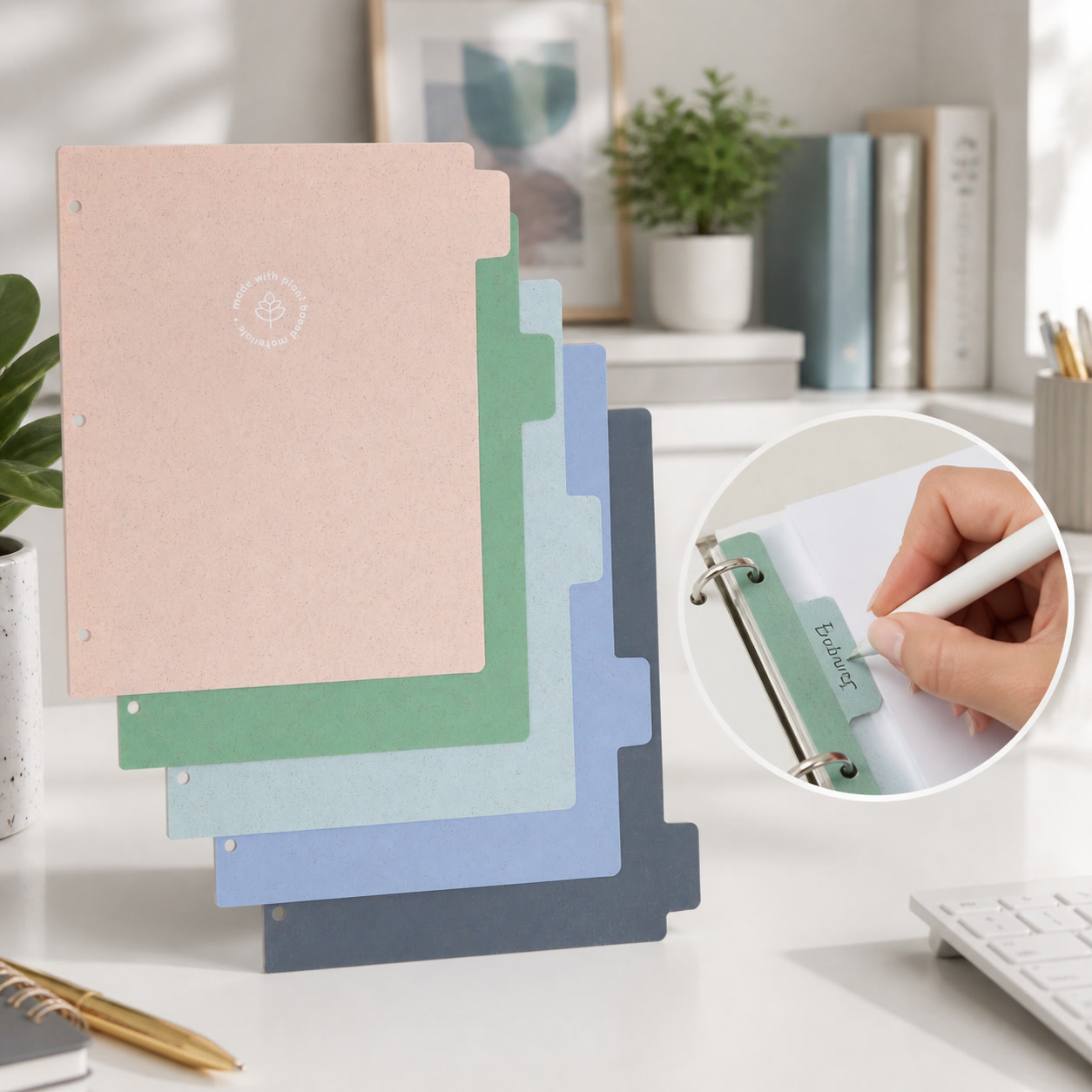 Index Tab Divider - Tab Dividers For Binders, Durable Core