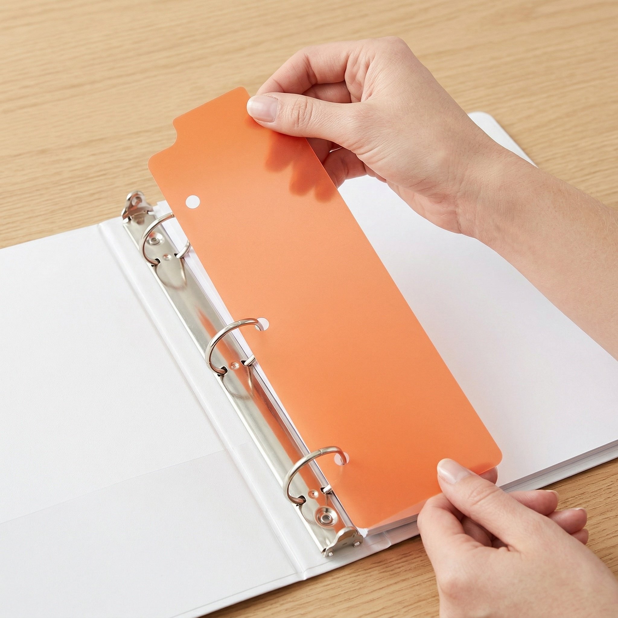 Index Tab Divider - 15Pcs Plastic Binder Index Divider Loose
