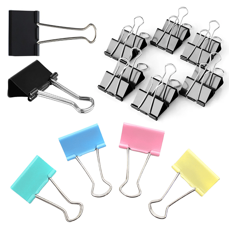 Office Stationery And Supply - 10PCS 25mm Size Metal Binder Clip