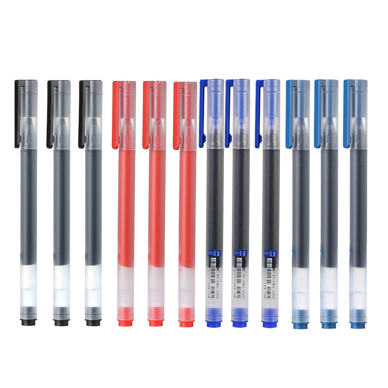 Stationery Supplies Business - 12/6 Cái/lốc Bút Gel 0.5MM Mực