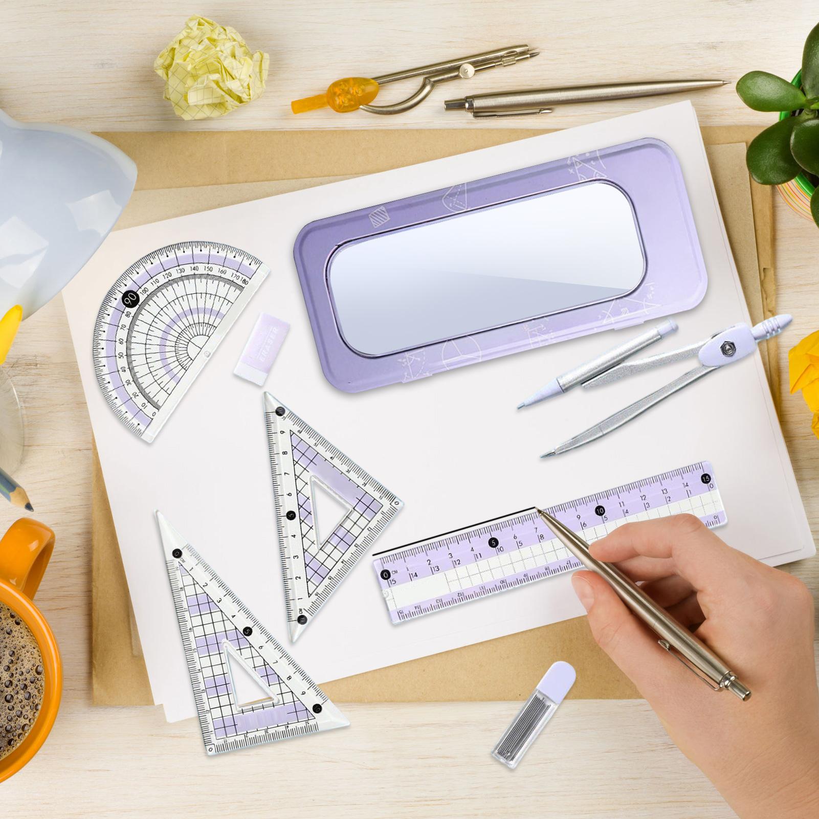 Geometry Set For Students Scho - đánh giá và giá Compass Geometry Set