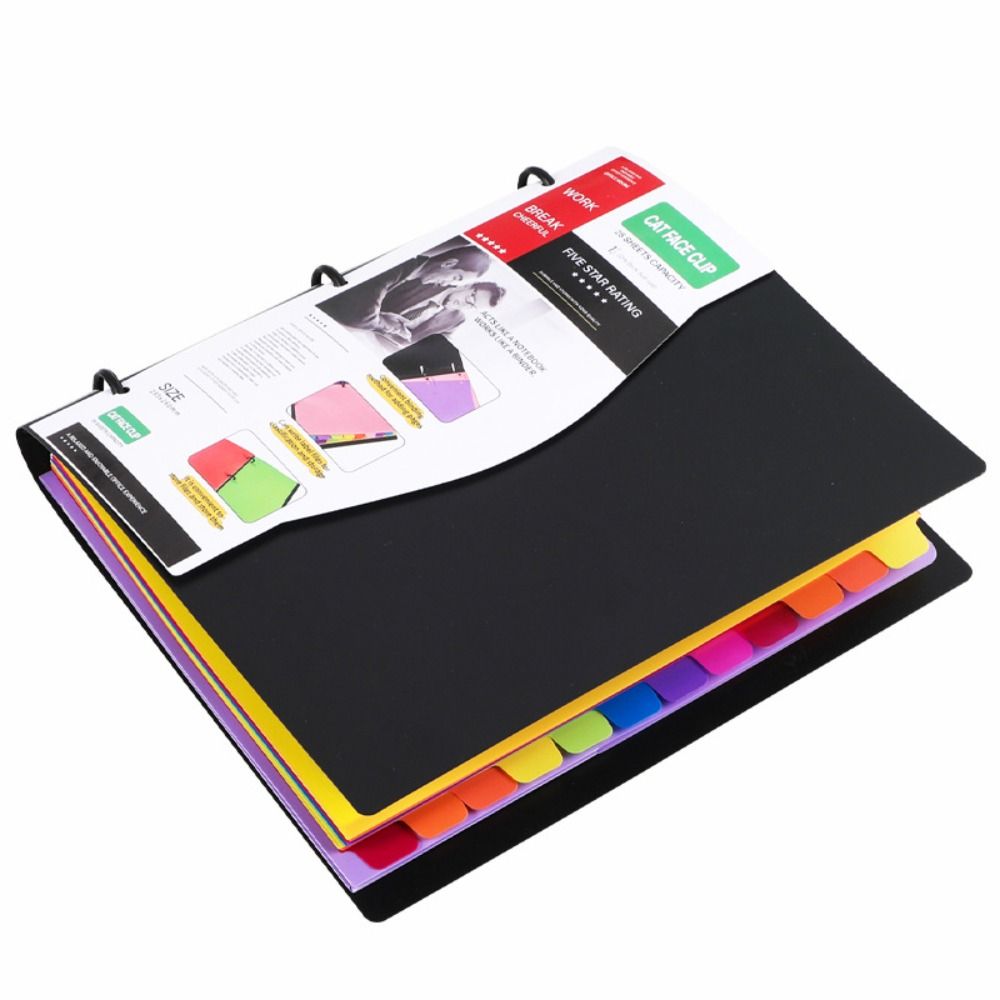 3 Ring Loose-leaf File Folder  - đánh giá và giá Paper Punch 3 Hole