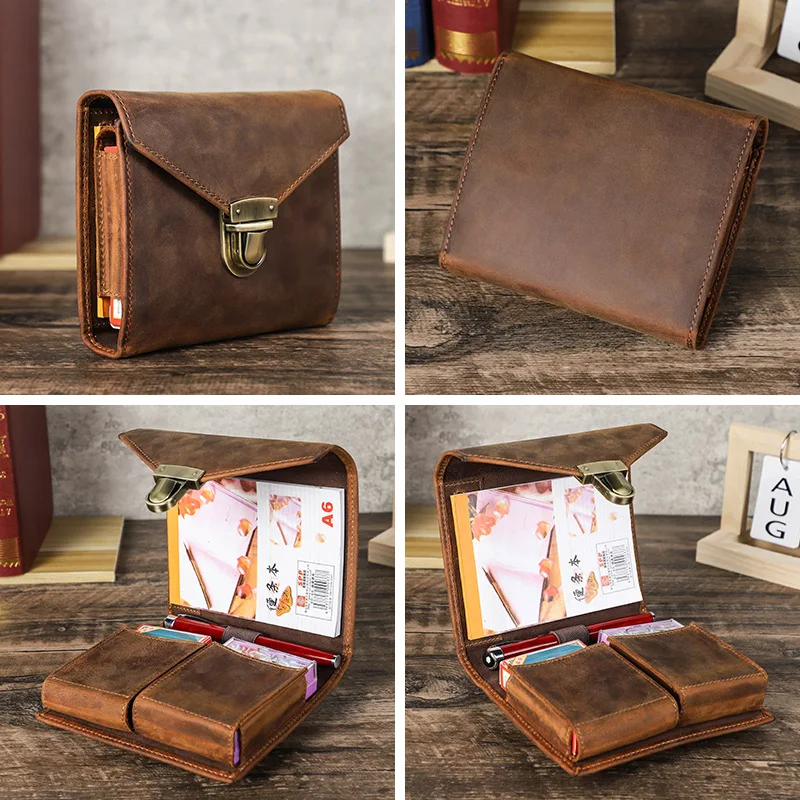Luxury Retro Leather Notebook  - đánh giá và giá Stationery Supplies Business