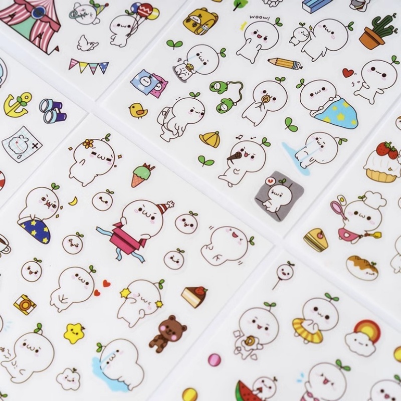 6 Sheets/Pack Cartoon Cat and  - đánh giá và giá Total Stationery & Office Supply