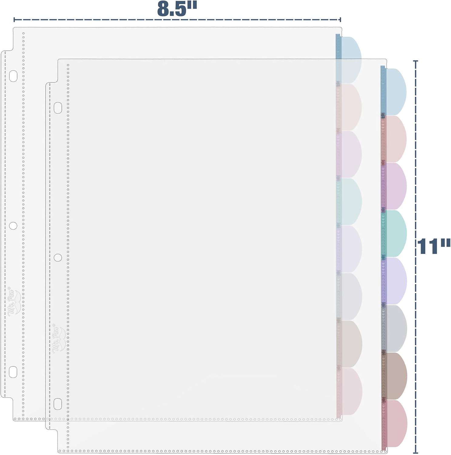 A4 Clear Sheet Protectors with - đánh giá và giá Index Tab Divider