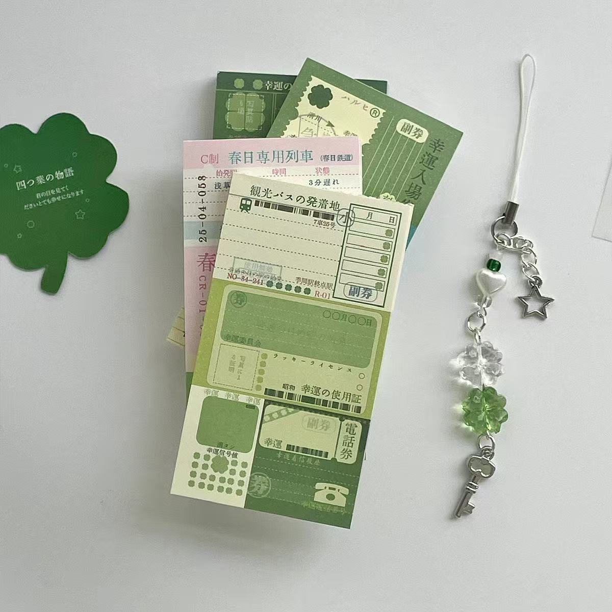 40PC Cute Four-leaf Clover Jap - đánh giá và giá Graph Paper Pad
