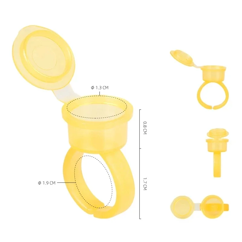 50PCS Tattoo Pigment Ink Ring  - đánh giá và giá Calligraphy Ink Bottle