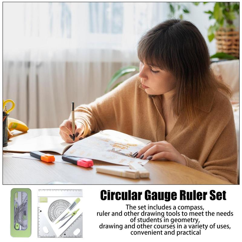 Protractor And Compass Set Mat - đánh giá và giá Compass Geometry Set
