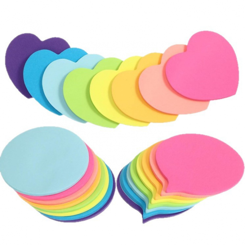 【3 Styles Heart Memo Pads】720  - đánh giá và giá Total Stationery & Office Supply