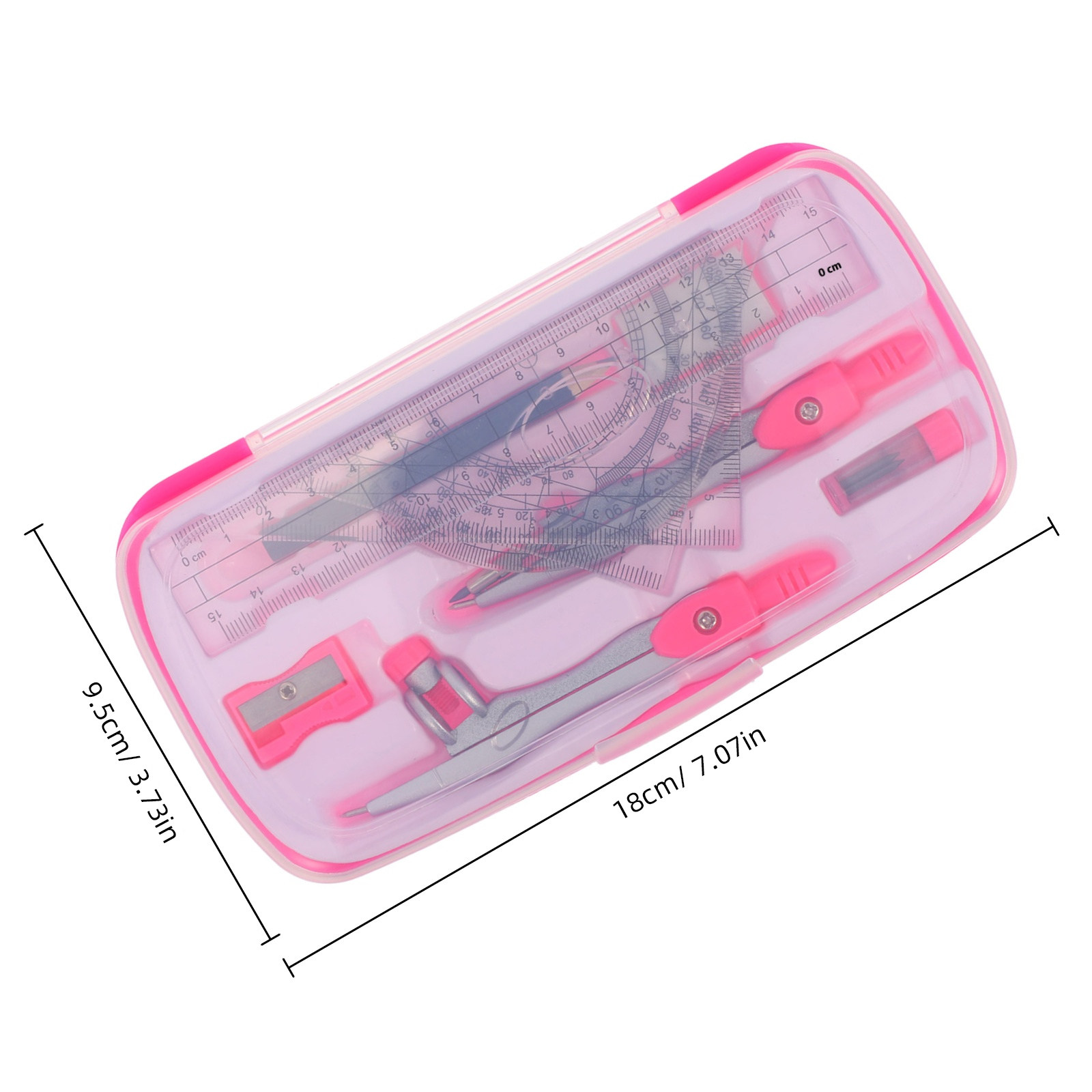 1Set Lightweight Portable Comp - đánh giá và giá Compass Geometry Set