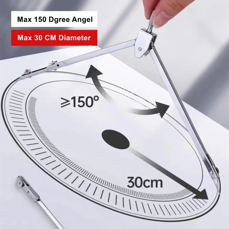 Stainless Steel Drafting Set D - đánh giá và giá Compass Geometry Set
