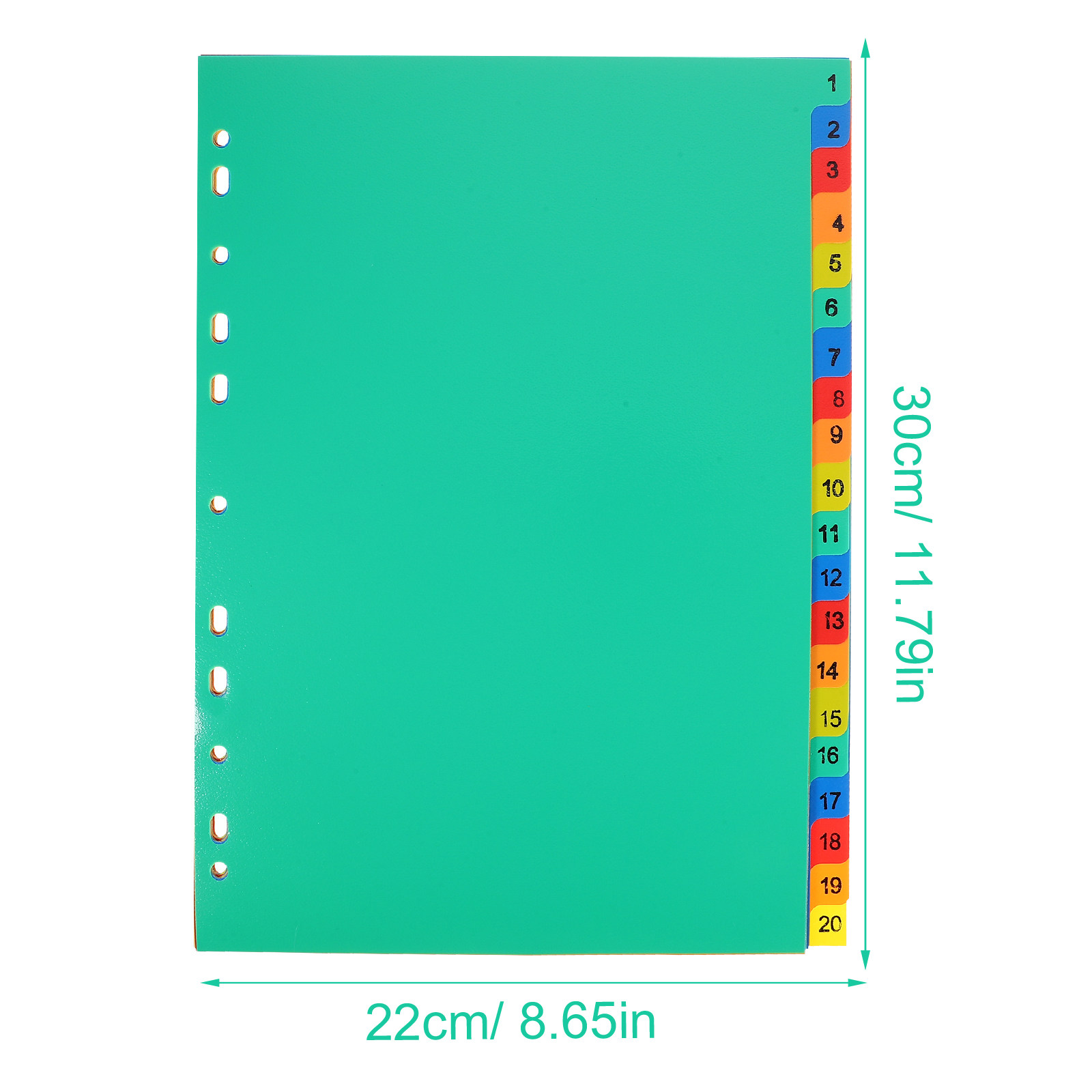 20Pcs Colorful Binder Dividers - đánh giá và giá Index Tab Divider