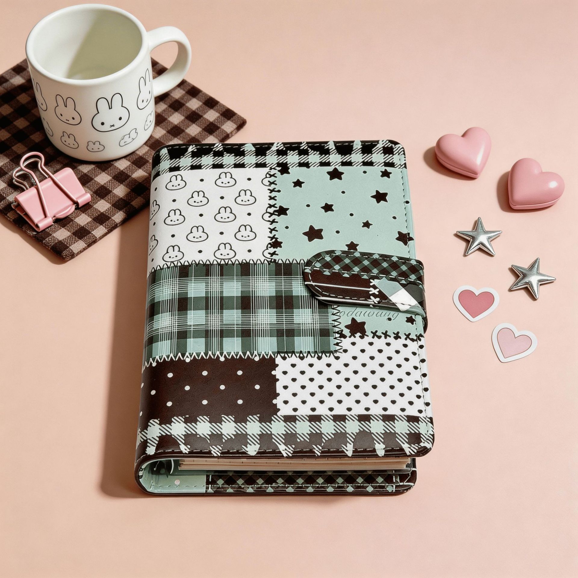 A6 Green Spliced Grid Notebook - đánh giá và giá Graph Paper Pad