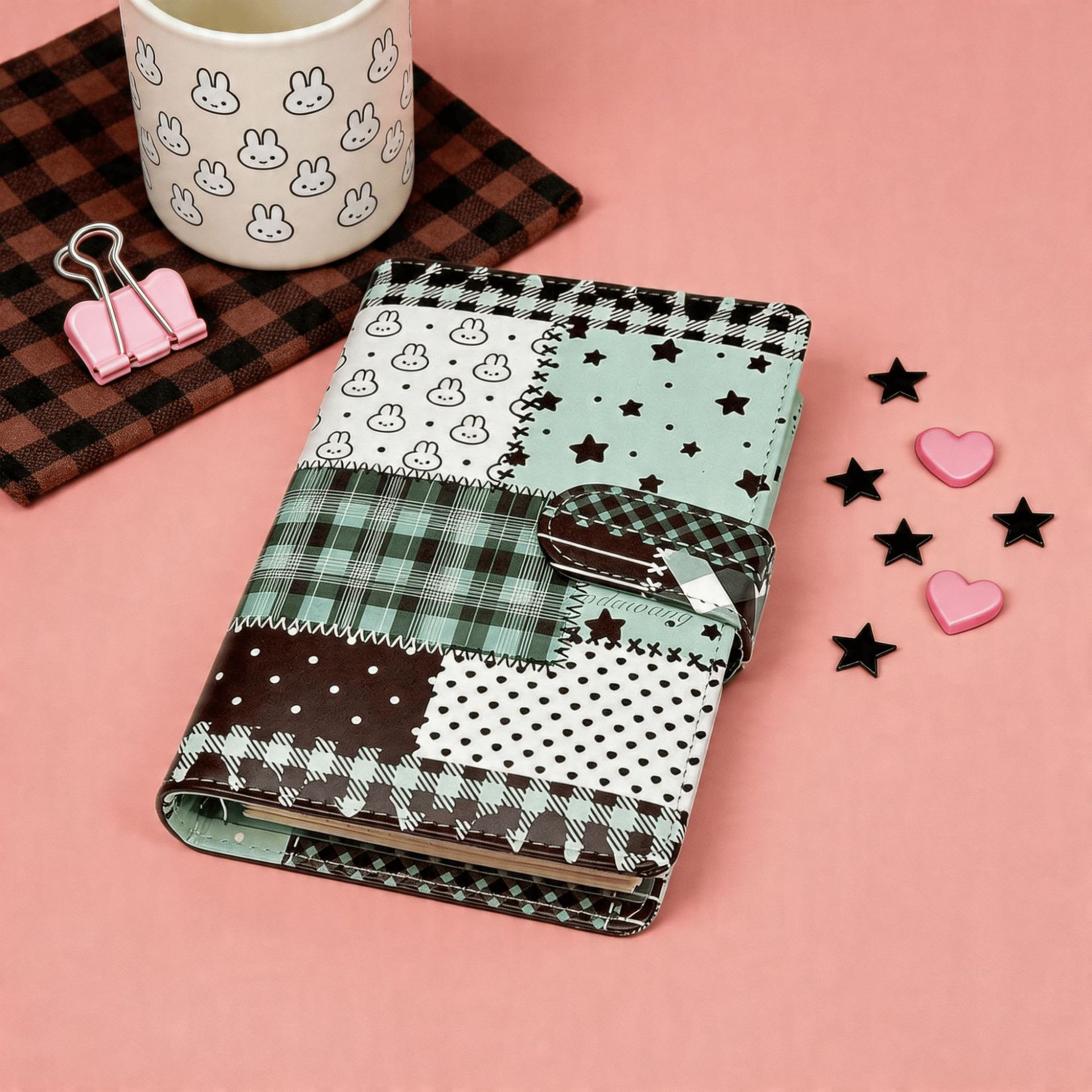 A6 Green Spliced Grid Notebook - đánh giá và giá Graph Paper Pad