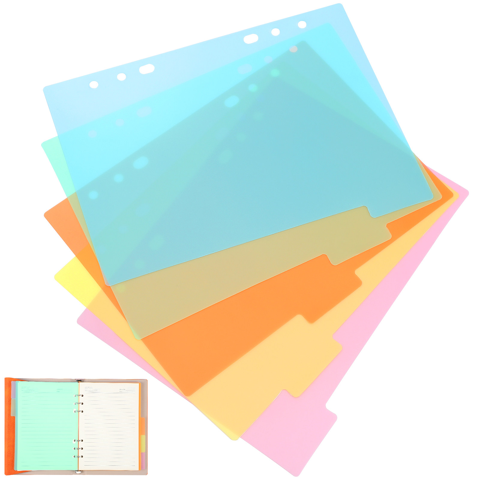 10Pcs Smooth Flexible Plastic  - đánh giá và giá Index Tab Divider