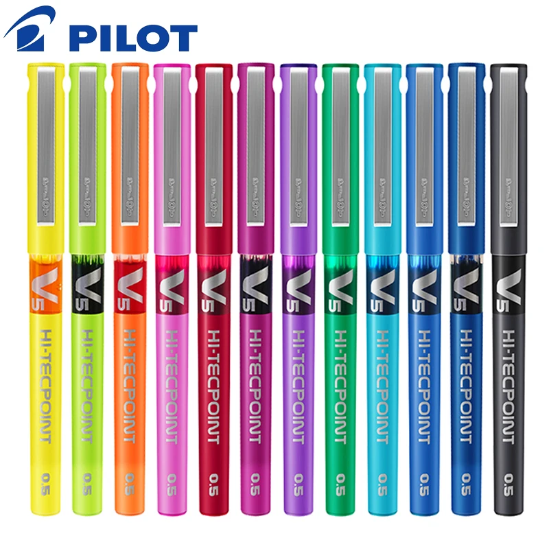 Phi Công 6/12 Full Kim Thẳng C - đánh giá và giá Pilot Pen V5