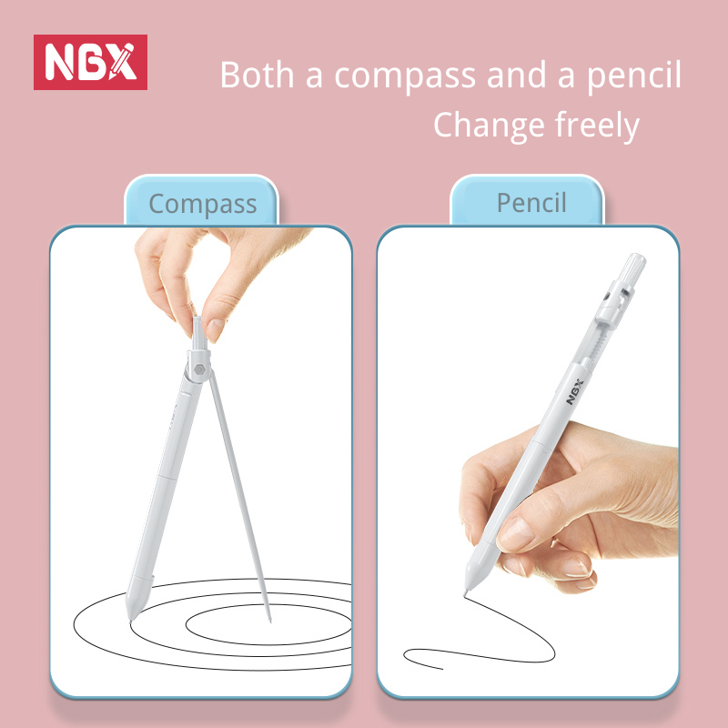 NBX La Bàn Bút Chì Học Vẽ Công - đánh giá và giá Compass Geometry Set